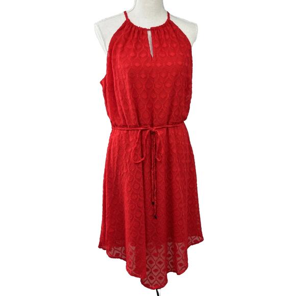 a.n.a Dresses & Skirts - a.n.a A New Approach Cyber Red Party Holiday Dress Size Large New with Tags